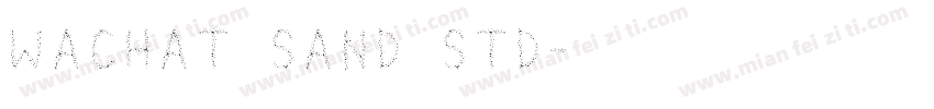 wachat sand std字体转换